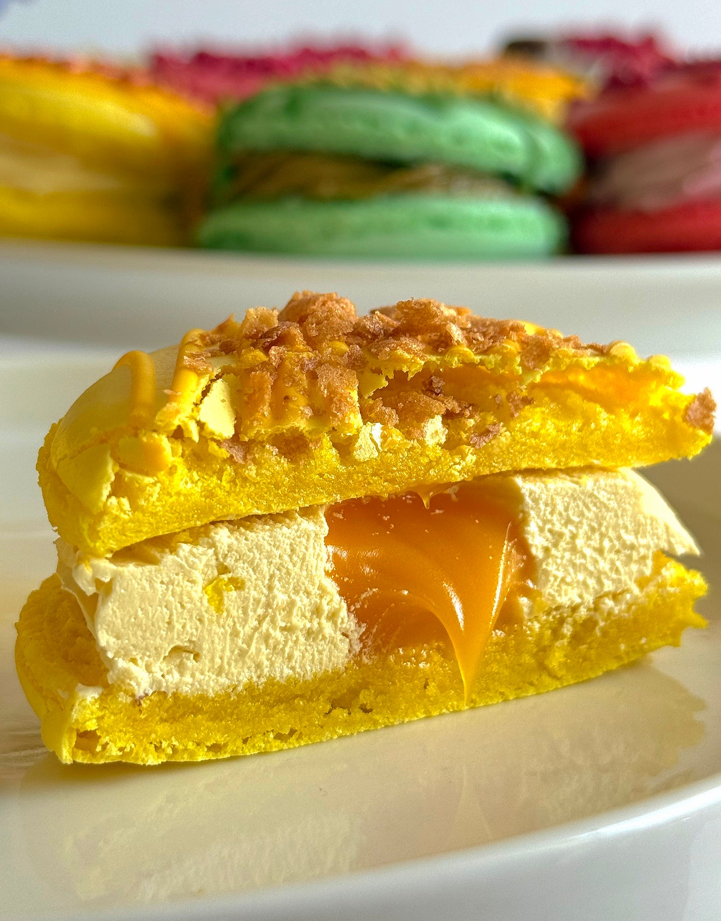 Macarons dėžutė, 4 vnt., 380 g.