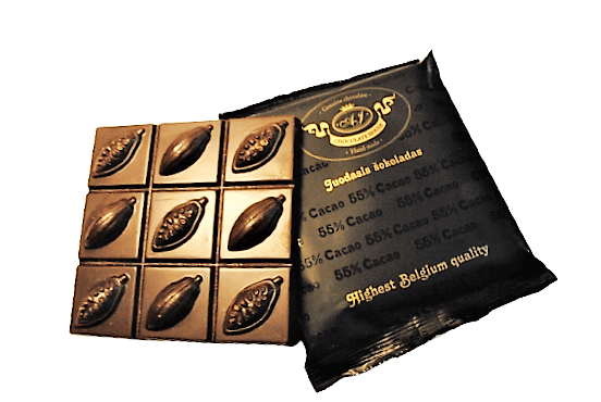 Tumšā šokolāde 55% 100 g.
