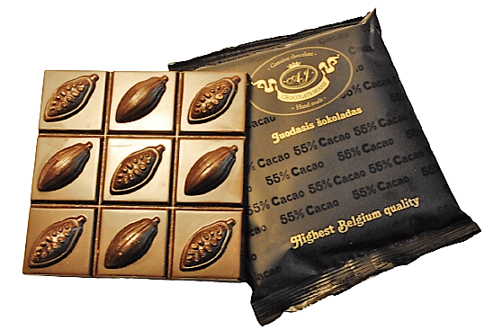 Tumšā šokolāde 55% 100 g.