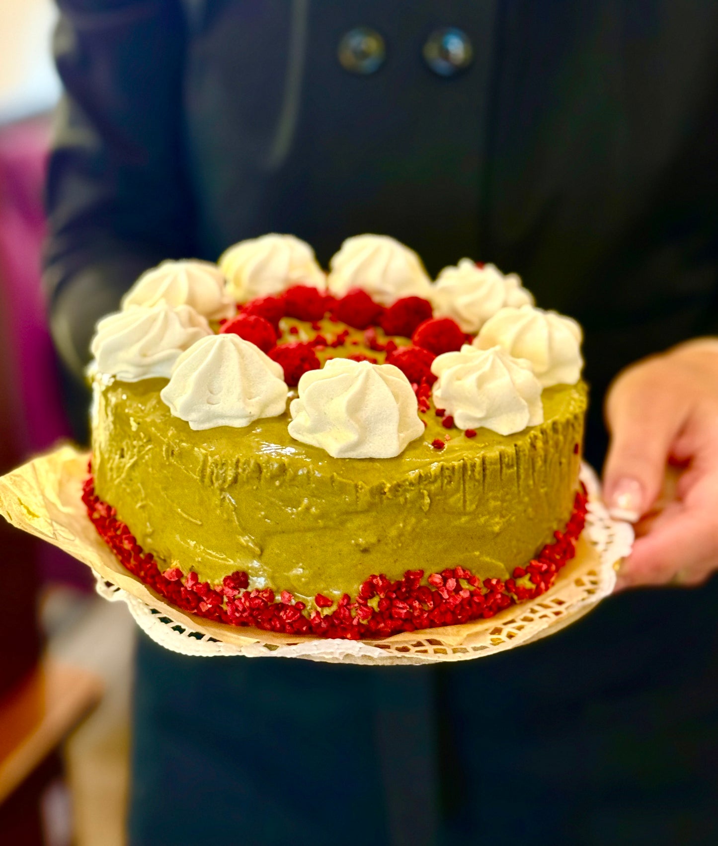Morenginis tortas su pistacijų kremu, 1.5 kg