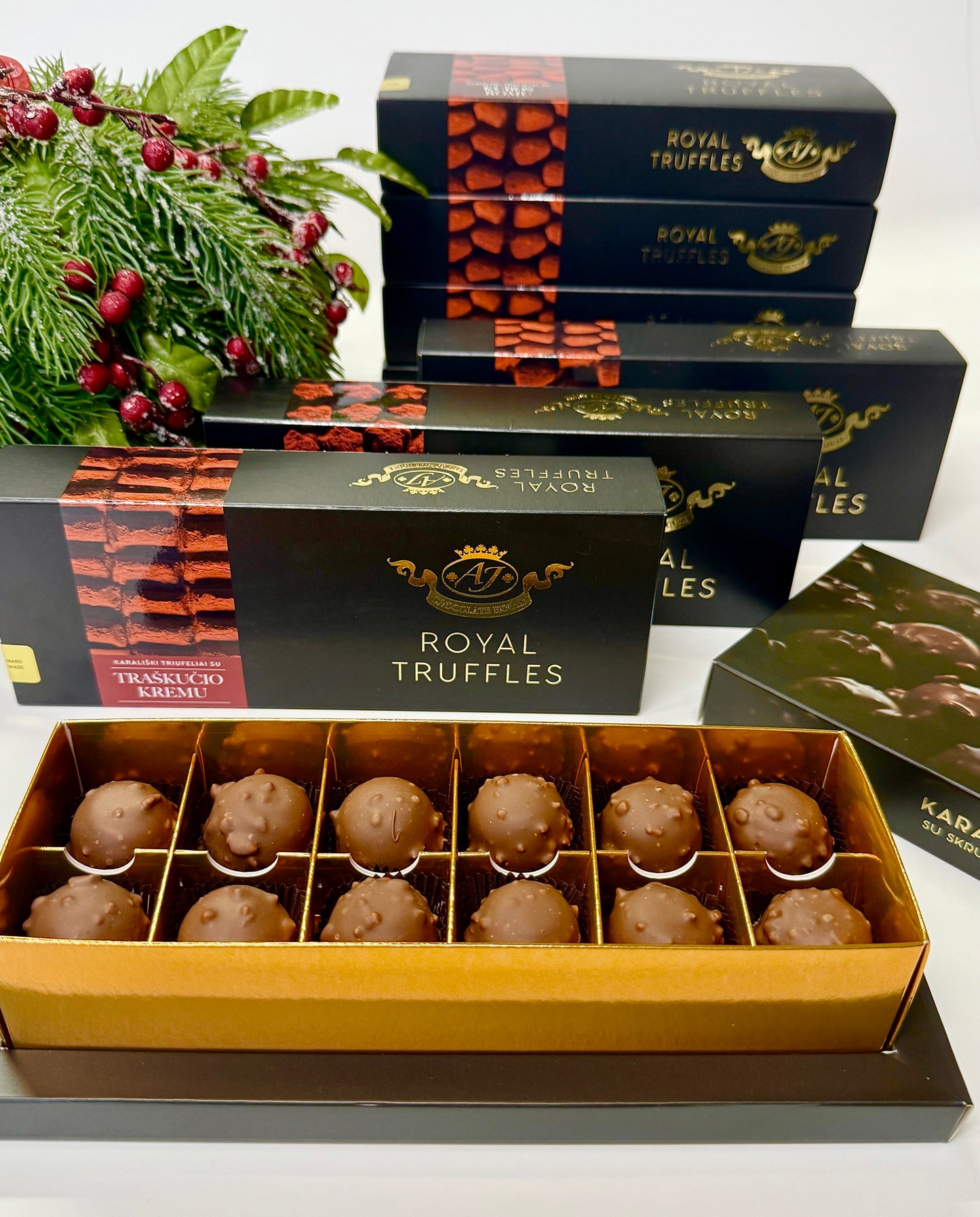 Karališki triufeliai 3 dėžutės + 1 dėžutė NEMOKAMAI