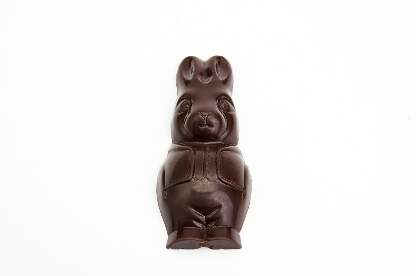 Tumšās šokolādes konfektes "Kiškutis" 18 g. Produkta Nr. 0055 (100 g.)