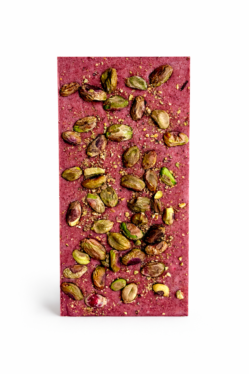 Aviečių skonio šokoladas su pistacijomis, 120 g