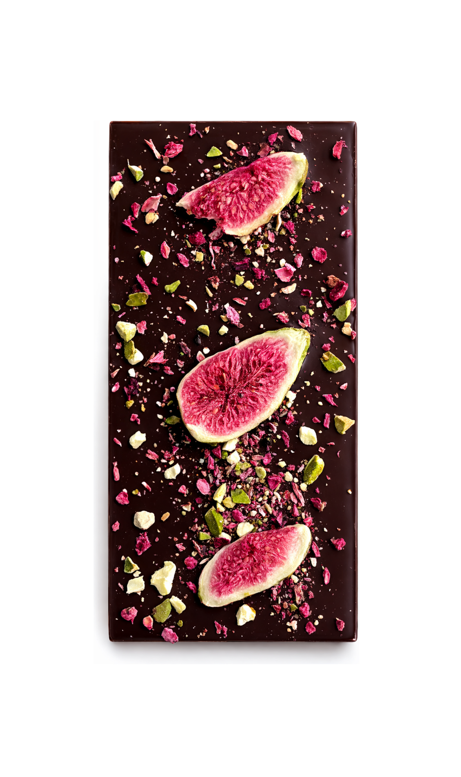 Juodasis šokoladas su liofilizuotomis figomis, 120 g