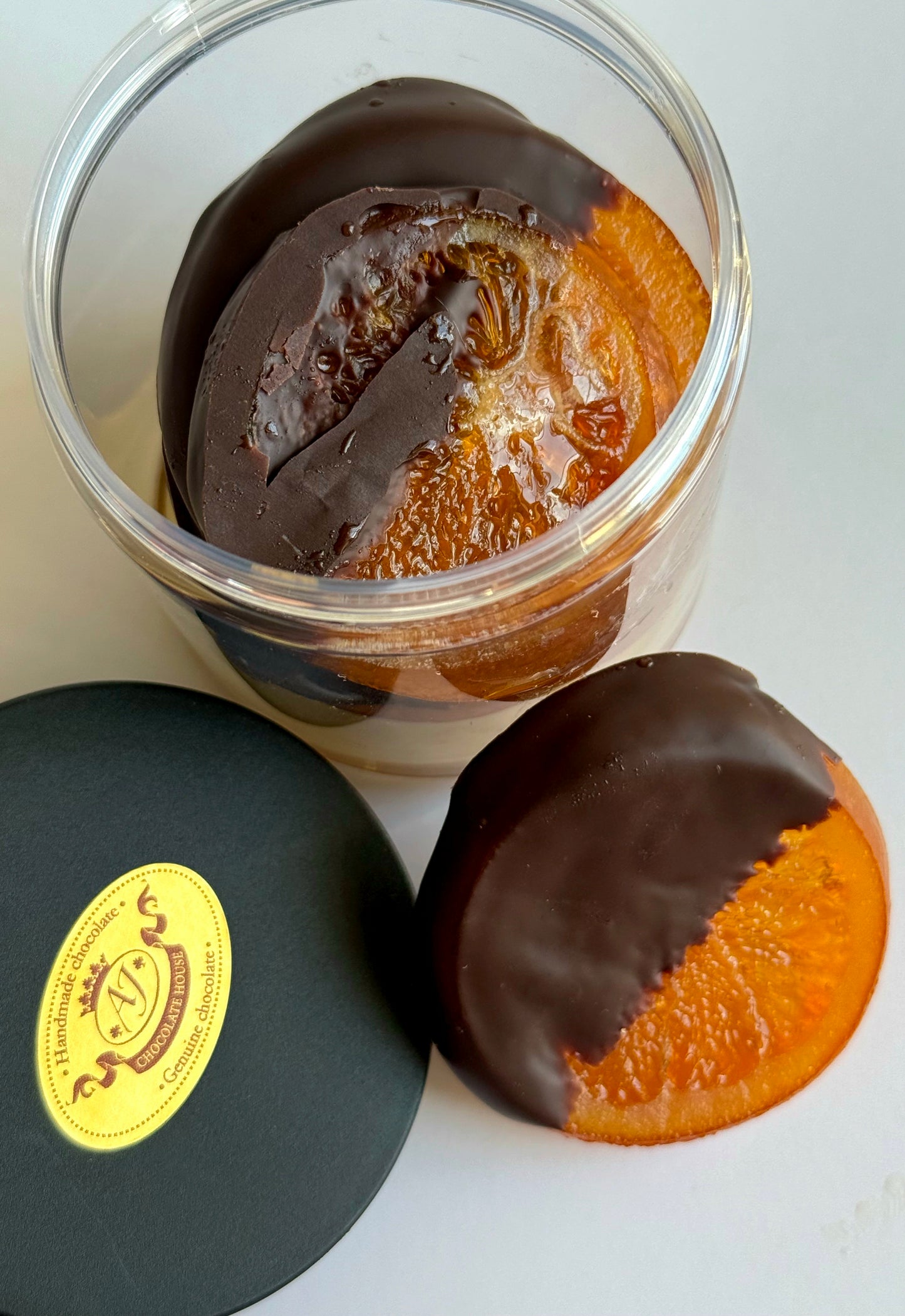 Apelsinai šokolade, 180 gr.