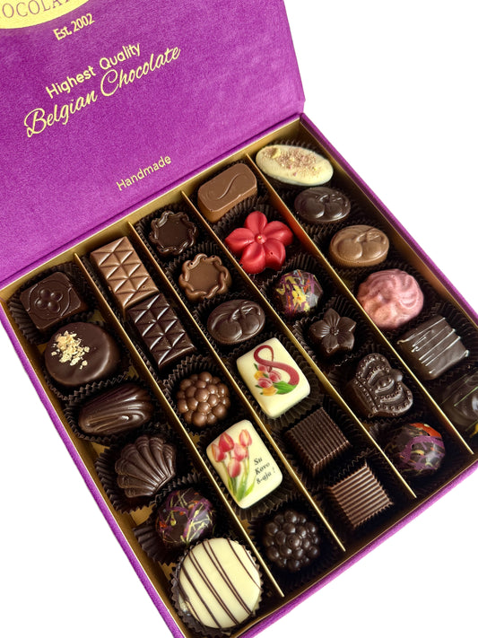 Belgiški, rankų darbo saldainiai "Su Kovo 8", 350 g.