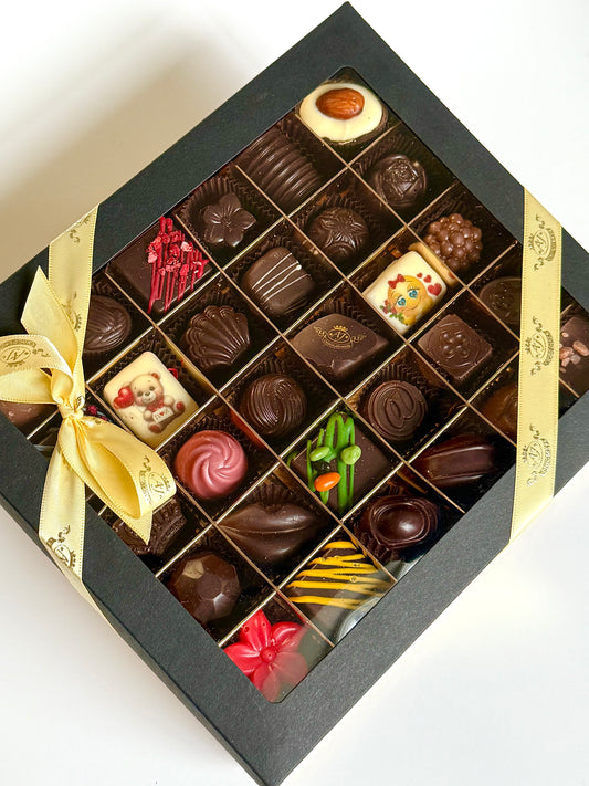 Belgiškų saldainių asorti "I love You", 430 gr.