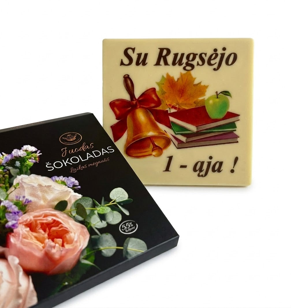 Su rugsėjo 1 ąja, varpelis, belgiškas šokoladas 400 g