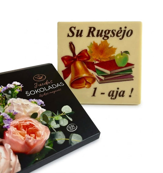 Su rugsėjo 1 ąja, varpelis, belgiškas šokoladas 400 g