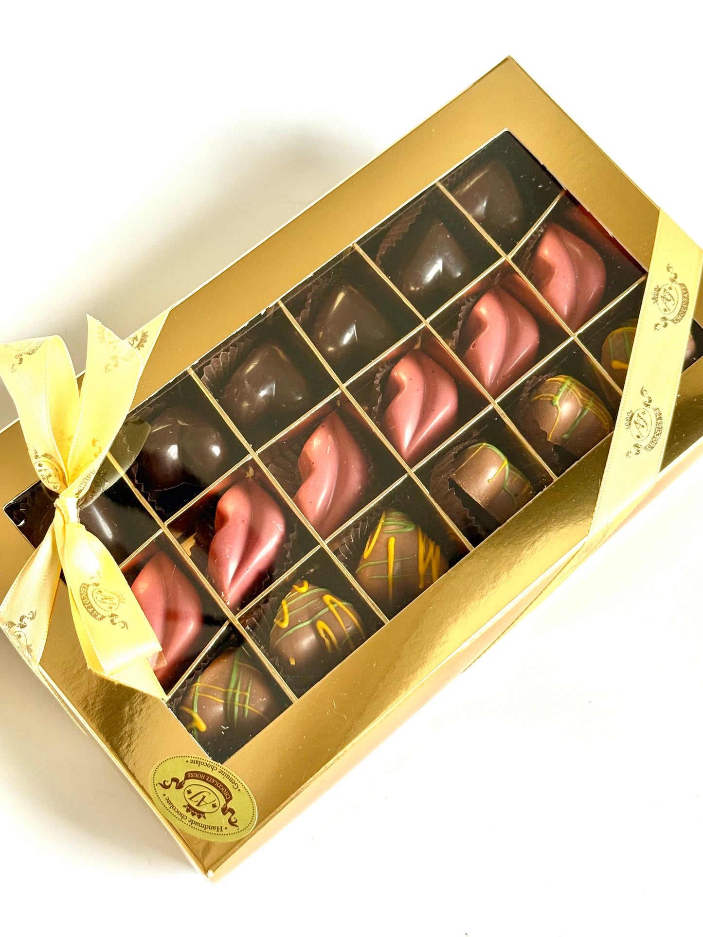 Rankų darbo saldainiai "Lūpos ir širdelės", 200 gr.