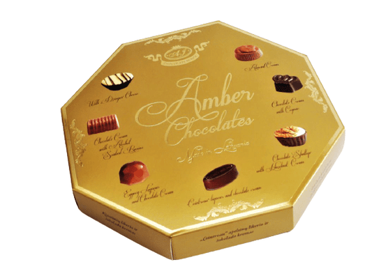 🎁 Asorti "Amber chocolates" 13 vnt. 166 g (100% off)