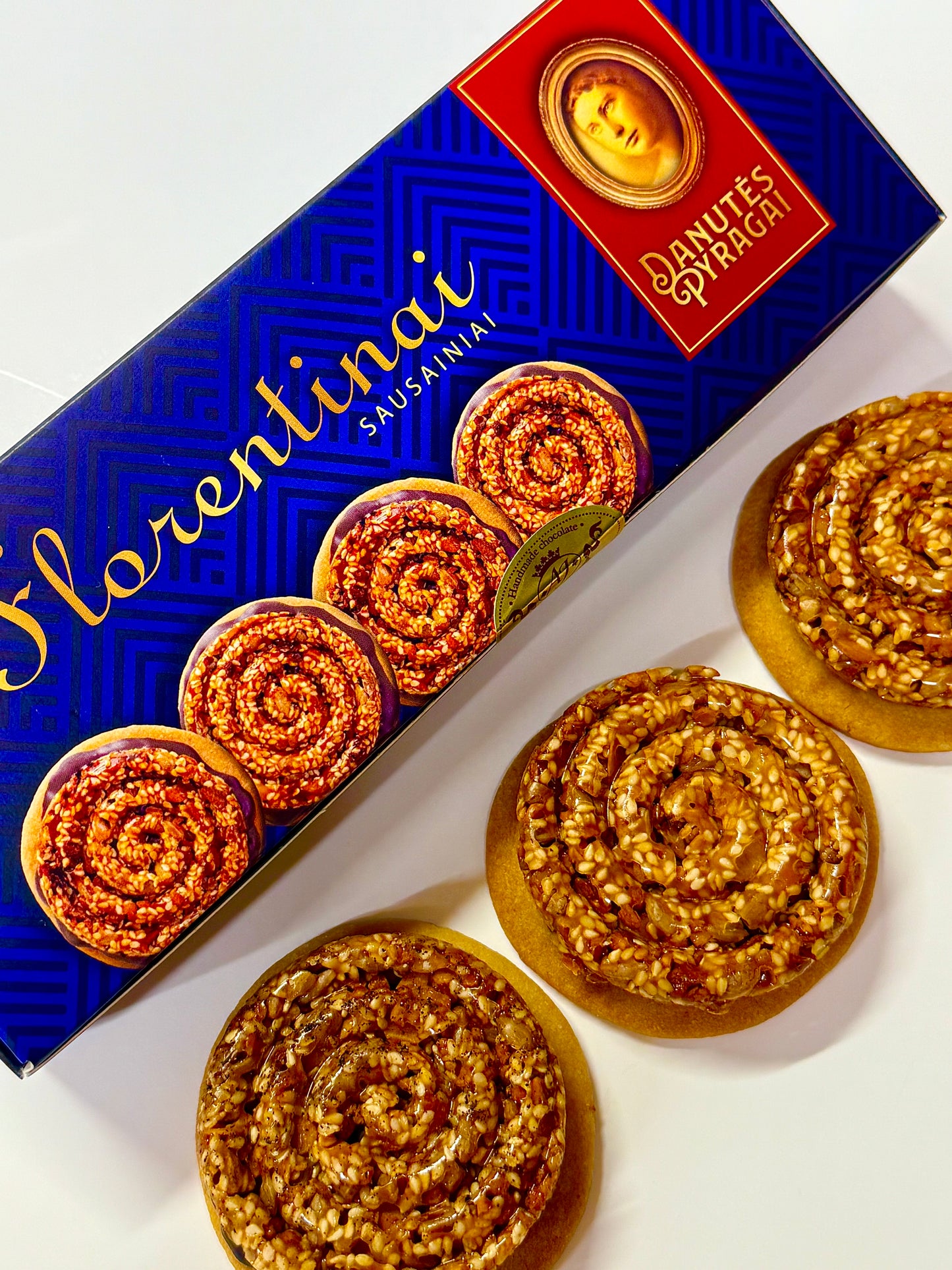 Danutės sausainiai florentinai 210 g