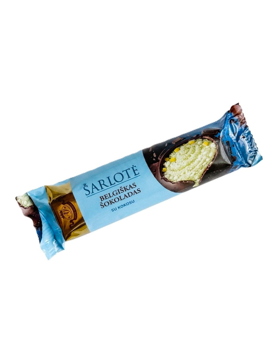 Belgiškas šokoladas su kokosu Šarlotė 40 g