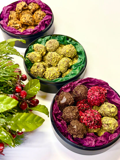 Belgiško šokolado triufelių TRIO su 30 proc. NUOLAIDA