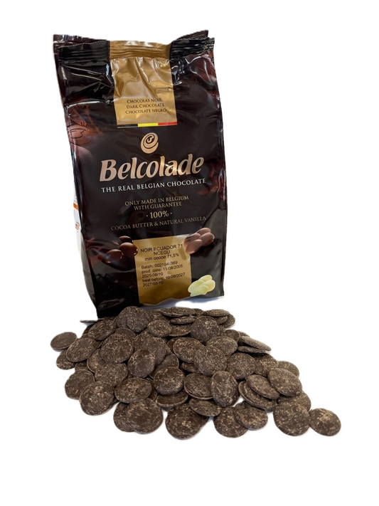 Belgiškas juodas šokoladas, 1 kg., 55 proc.